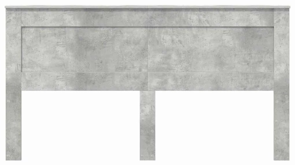 Fejtámla fejtámlával Beton Szürke 180 cm Faanyag