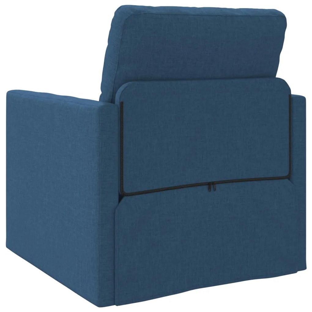 Pad Sofa Ágy 2-in-1 Kék 74x77x81 cm Szövet
