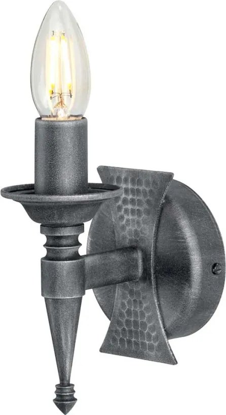 Elstead Lighting SAXON SAX1-BLK-SIL Fali lámpa 1x60W/E14