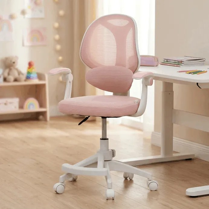 Junior Irodai forgószék pink mesh kárpittal. KA-W8008 BLUE