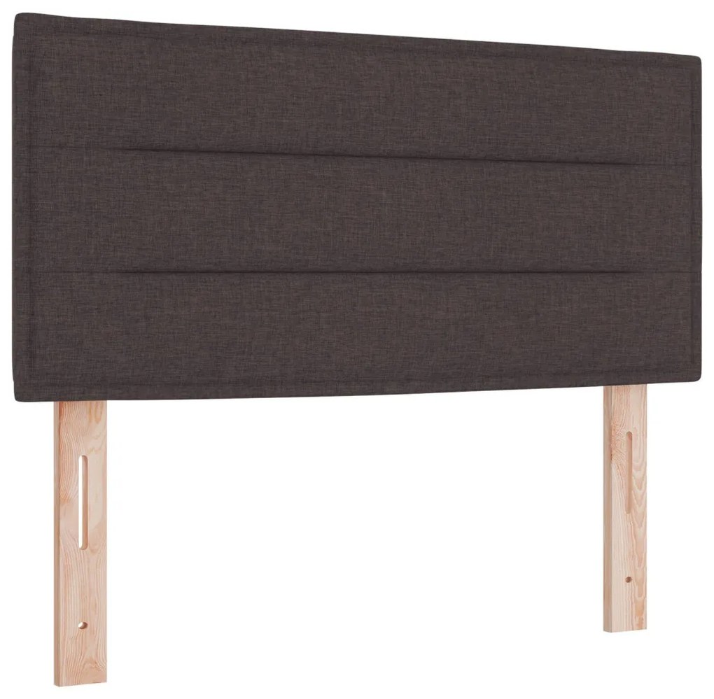 Fejtámla Vonal Mintázat Sötétbarna 90 cm Szövet