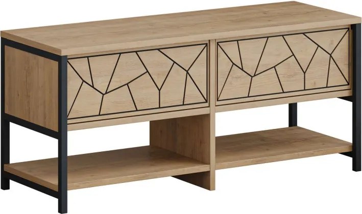Inola Shoe Bench - Sapphire, Oak