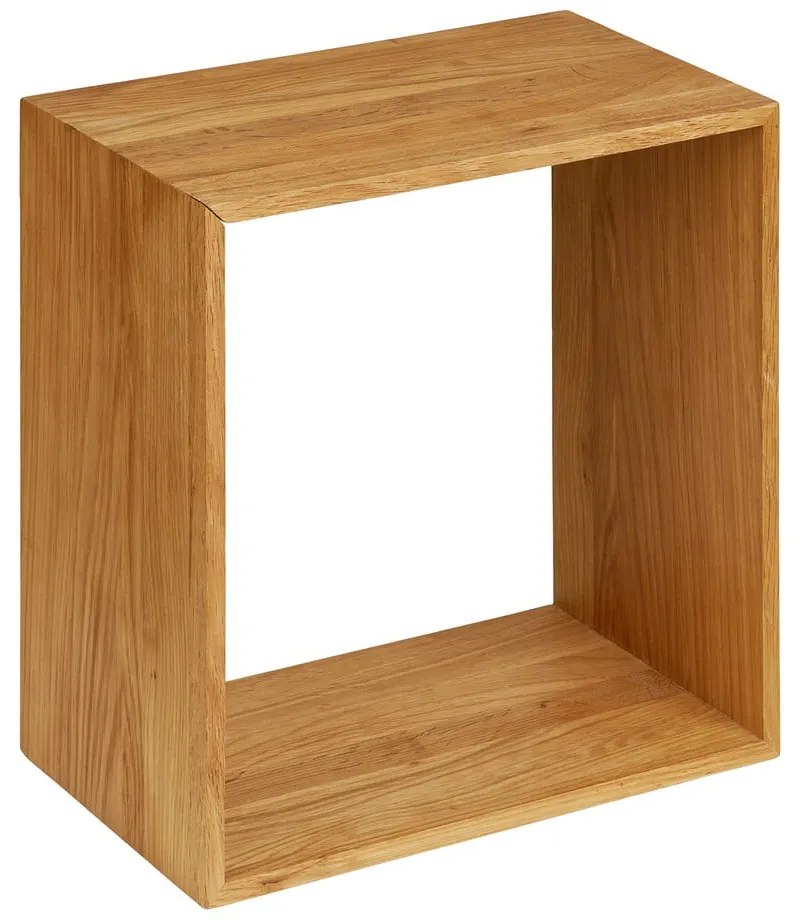 Natúr színű többszintes tölgyfa fali polc 30 cm Lattoon – House Nordic