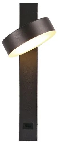 LED Fali spotlámpa USB porttal LED/8W/230V 3000K