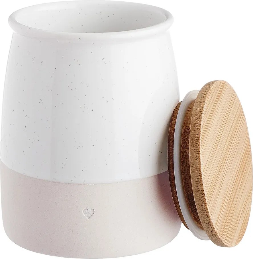 ME TIME kerámia tárolódoboz, fehér 330ml
