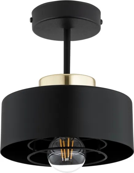Brilagi - Felületre szerelhető csillár SPRING 1xE27/60W/230V fekete/arany
