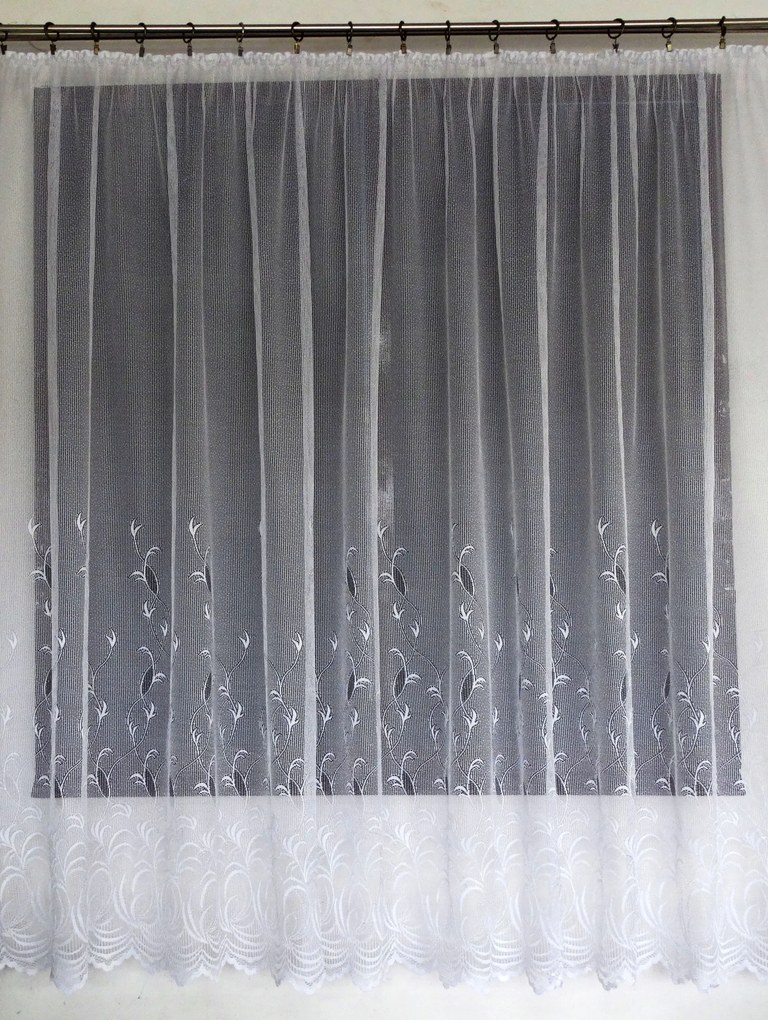 Mg Függöny 618/89 Fehér 300x250 készre szerelt G szalaggal