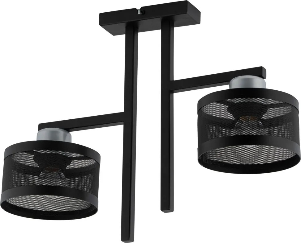 SIGMA LIGHTING 32140 OFF Ernyős Mennyezeti Lámpa Fekete, Ezüst E27 IP20