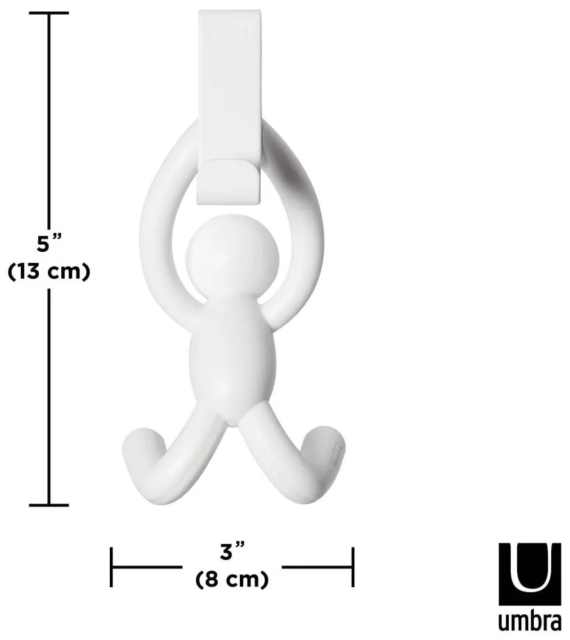 Függő műanyag akasztó szett 2 db-os Buddy – Umbra