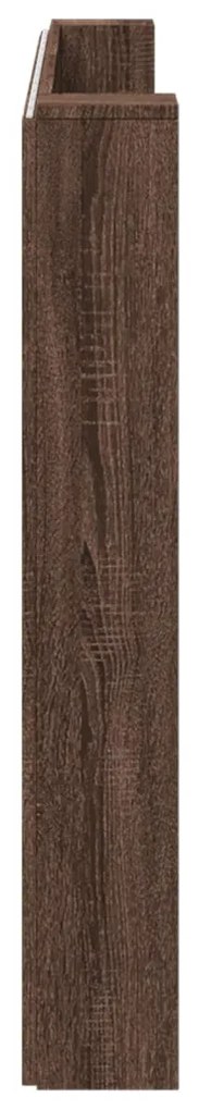 Fejtámla polcokkal Barna Tölgy 200 x 16,5 x 103,5 cm Faanyag