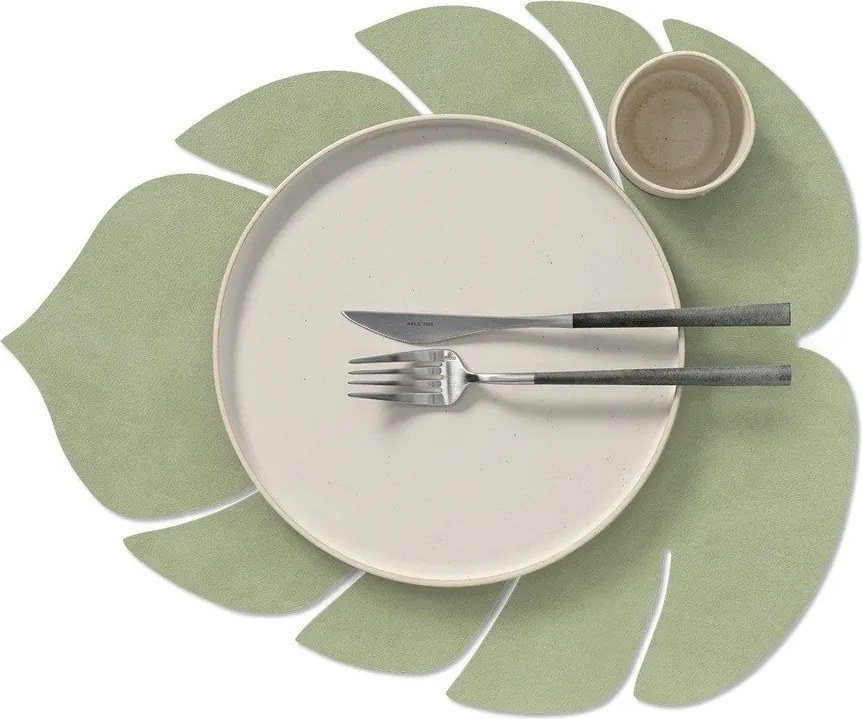 Öko bőr tányéralátét 35x42 cm Monstera Leaf Nupo – LIND DNA