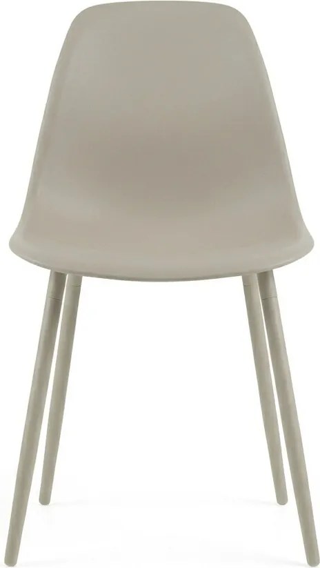 Étkezőszék OSAKA műanyag, szürkésbarna