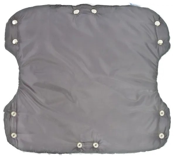 Kézmelegítő babakocsira minky- ből Sensillo 40x45 black