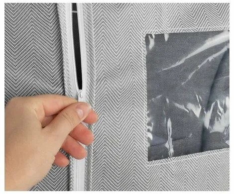 Compactor Boston öltöny és rövid ruha védőhuzat, 60 x 100 cmszürke, S