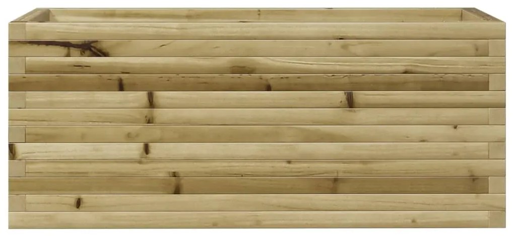 impregnált fenyőfa kerti virágláda 110x40x45,5 cm