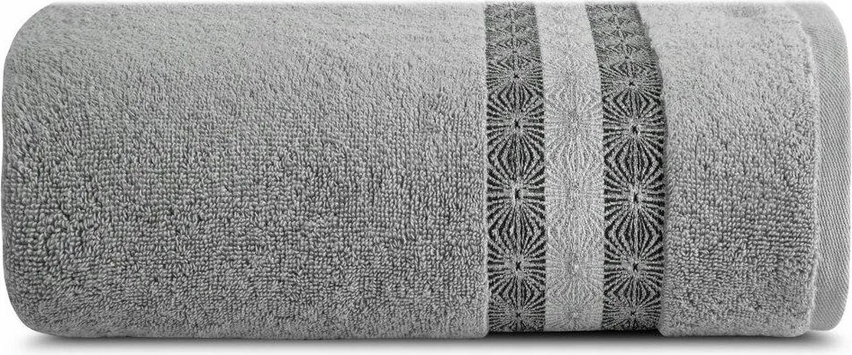 Malika fürdőlepedő 70x140 cm világosszürke praktikus puha tartós