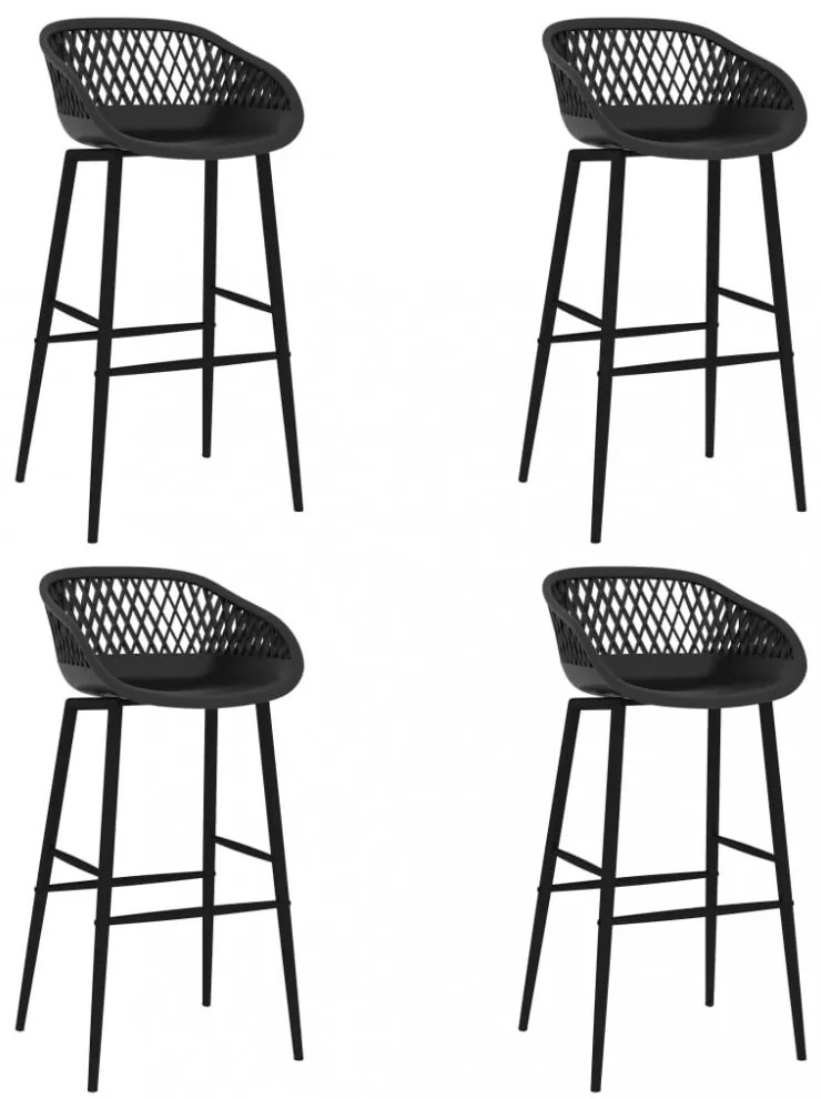 5 részes fekete bárszett