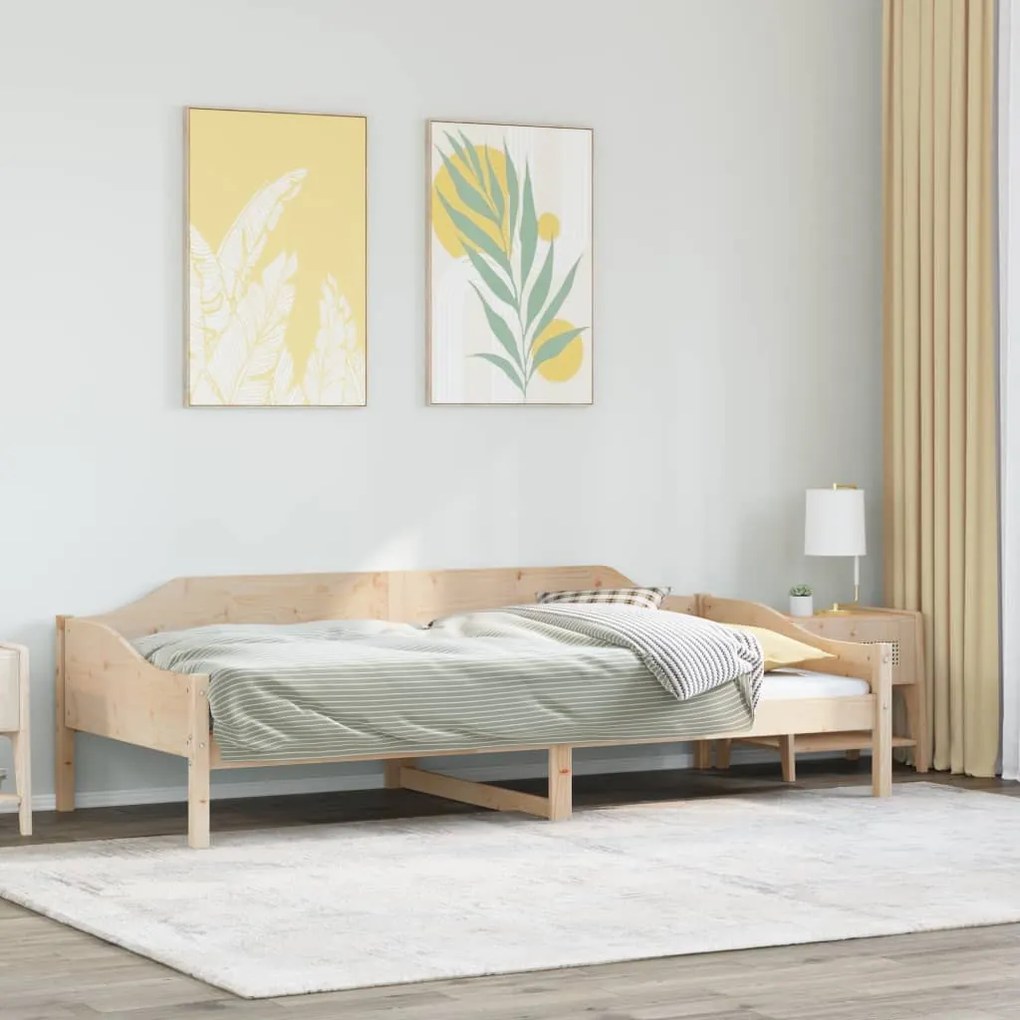 tömör fenyő ágykeret matrac nélkül 80 x 200 cm