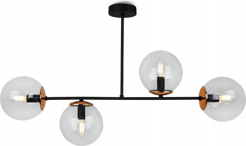 Mennyezeti Lámpa Lógó Csillár Loft Üveg Gömbök Glamour Modern