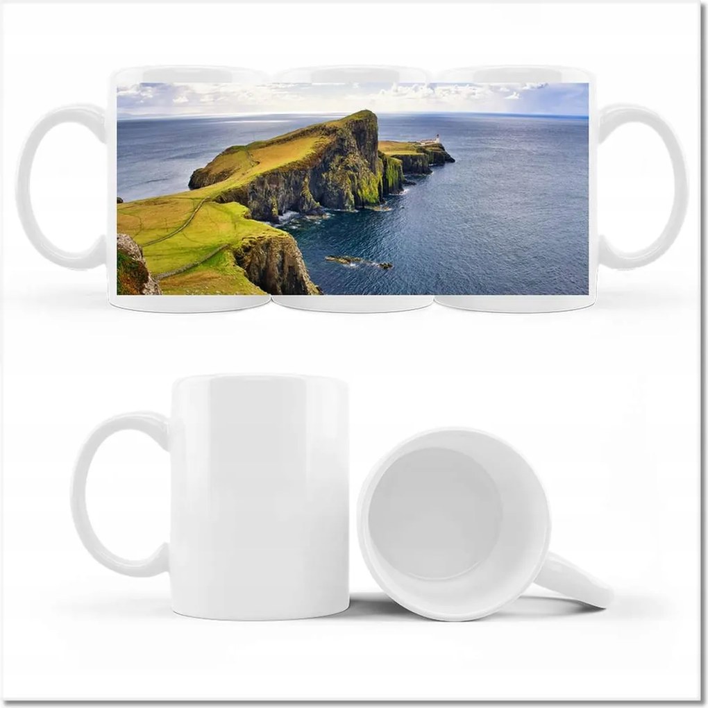 Fényképes bögre Világítótorony Tengerparti kilátás Tenger Nyaralás