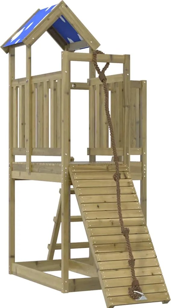 vidaXL impregnált fenyőfa kültéri játszószett