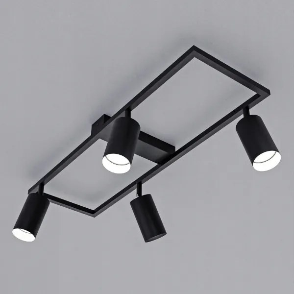 Spotlámpa 4xGU10/30W/230V fekete