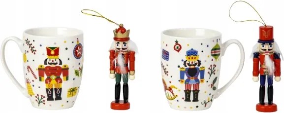 Karácsonyi bögre Diótörő figura szett (2 féle minta közül választhatsz)