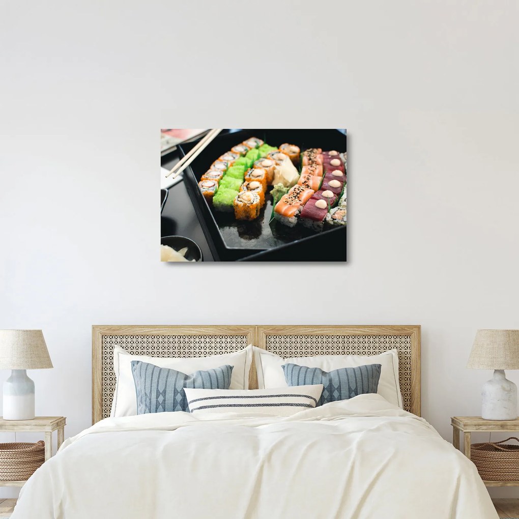 Kép - Sushi (üvegen) (70x50 cm)