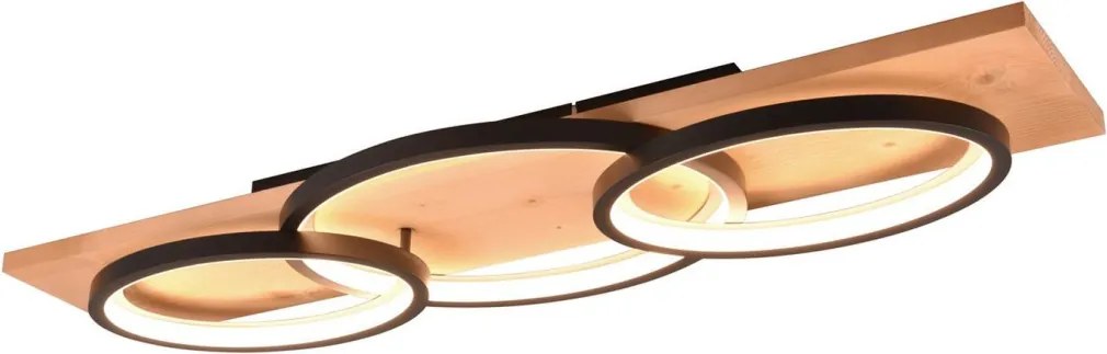 TRIO 641110332 BARCA Modern LED Mennyezeti Lámpa Fekete LED IP20