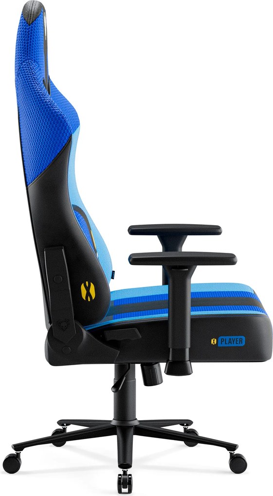 Gamer szék szövet kék-fekete King Size: Diablo X-Player 2.0 Frost Black
