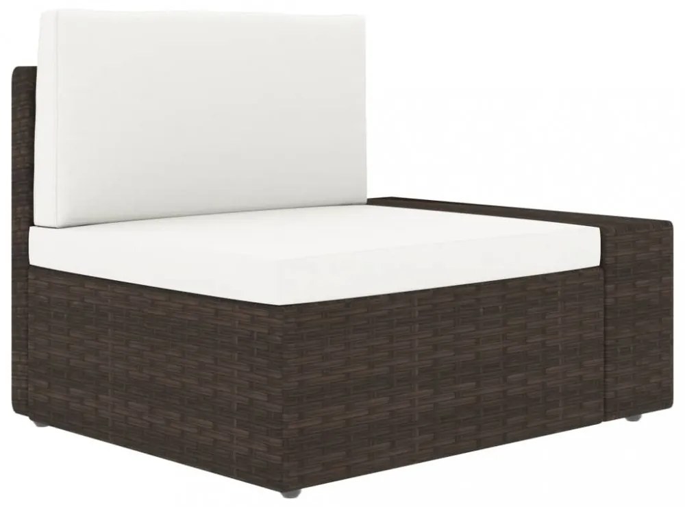 vidaXL 8 részes barna polyrattan kerti ülőgarnitúra