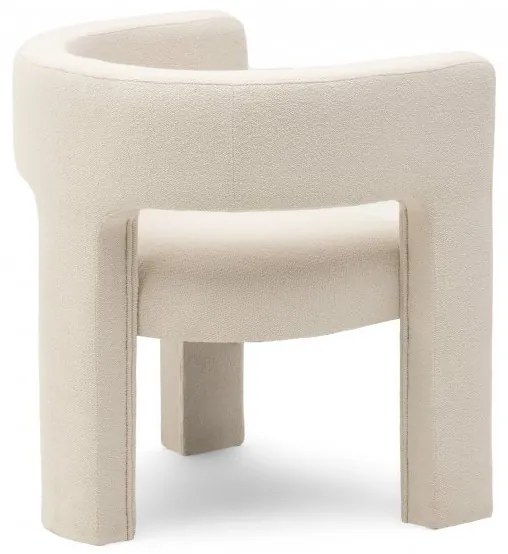 Világos bézs design kialakítású fotel ALPAH LOOP