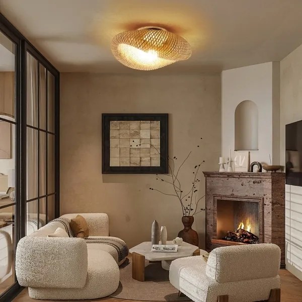 Immax 08298L - BOHO HILO mennyezeti lámpatest 1xE27/40W/230V, átmérő 60 cm