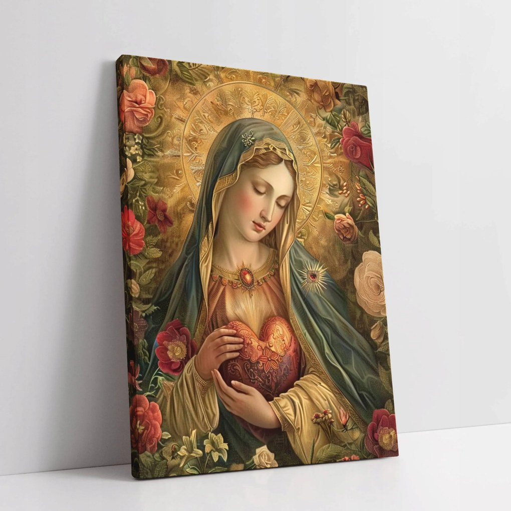 Vászonkép Szűz Mária szíve otthon nappali szoba 30x40