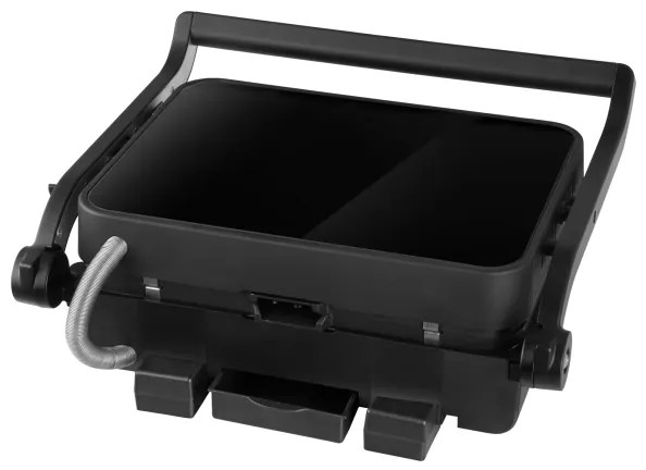 Concept ge3600 - Kontaktgrill mit Temperatursensor GLASS 2000W/230V schwarz