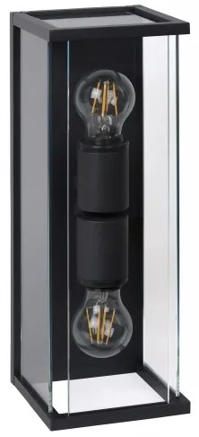 Lucide 27883/02/30 - Kültéri fali lámpa CLAIRE 2xE27/15W/230V