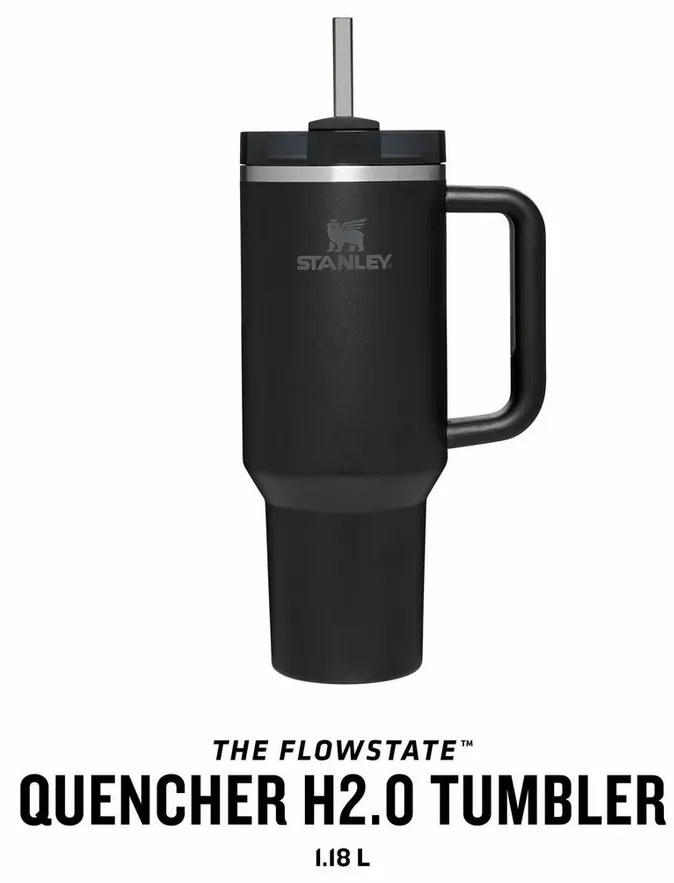 STANLEY Quencher H2.O FlowState pohár 1180 mlFekete tónusú fekete színű