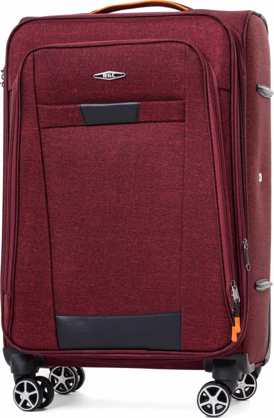 Piros textil kabinbőrönd „Navigator” - méret M