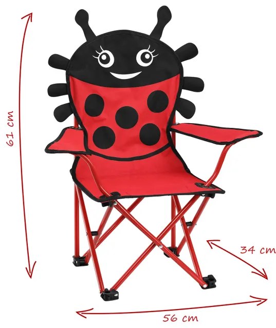 Deuba Gyermek összecsukható szék Beetle - 2 darabos készlet