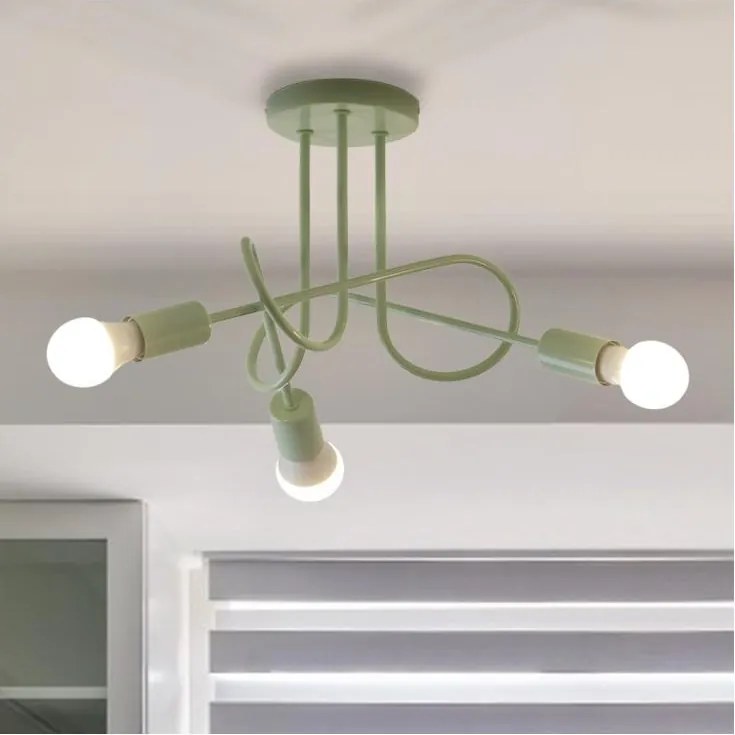 Felületre szerelhető csillár OXFORD 3xE27/15W/230V zöld