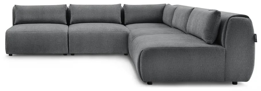 Szürke sarokkanapé (variálható) Jeanne – Bobochic Paris