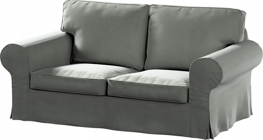 Ektorp 2 személyes kanapé huzat, összecsukható, Ikea, fekete