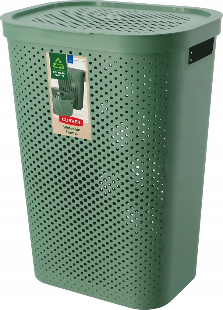 Curver Szennyestartó Kosár 60 L Zöld