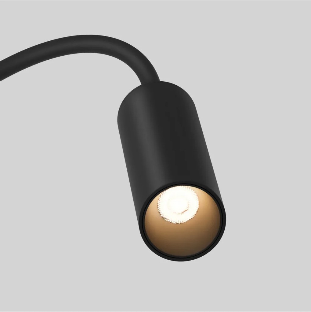 DK/EU-5313-BK Slim magnetic track light AIR SPOT, 2W, 3000K, black color — DK/EU-5313-BK