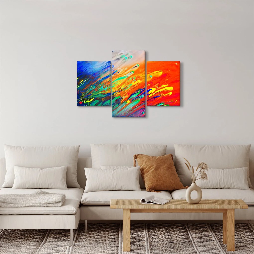 Kép - Színes absztrakció (90x60 cm)