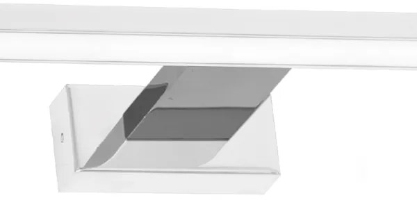 LED fürdőszobai tükörvilágítás SHINE, 13,8 W, 230 V, 60 cm, IP44, fehér/króm