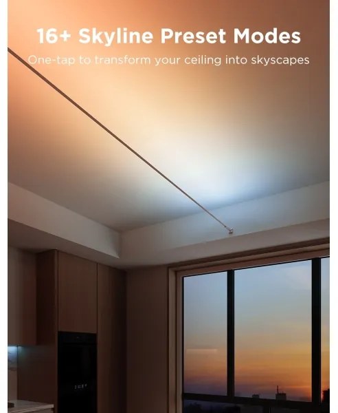Govee - LED RGBICWW függesztett LED-szalag/36W/24V 4m Skyline Matter Wi-Fi