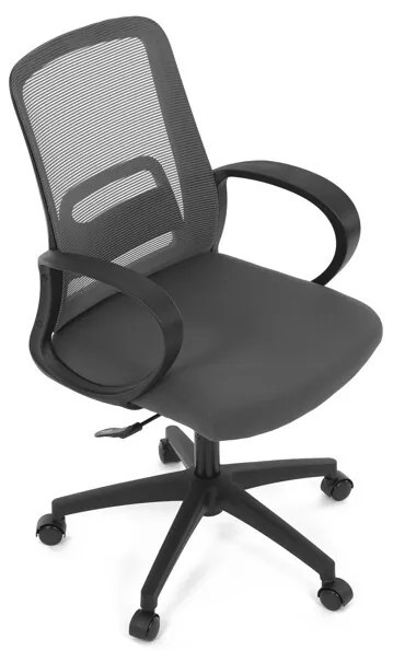 Szürke Hálós Irodai Szék, Hinta Mechanikával. KA-S3015 GREY