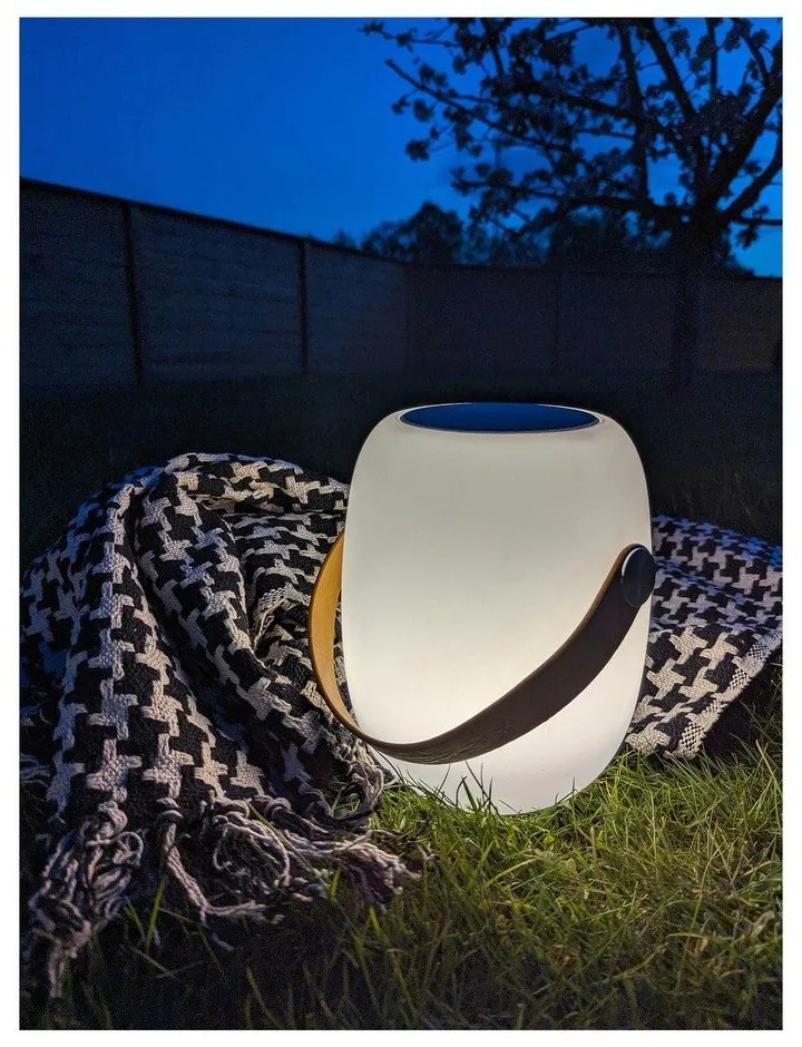 USB LED hordozható kültéri lámpa időzítő funkcióval, hangszóróval ø 18 cm Cardiff – House Nordic