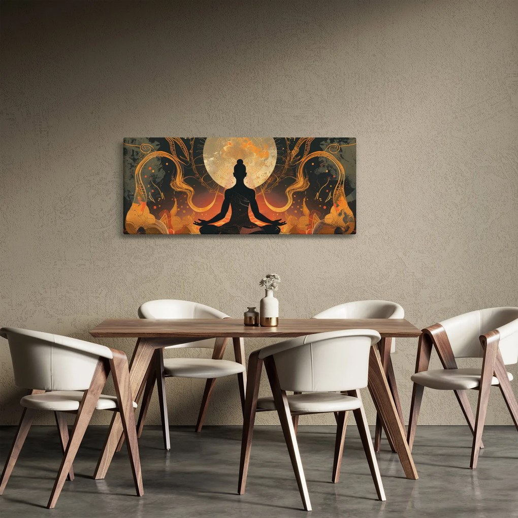 Kép - Meditáció (120x50 cm)